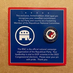 Republican National Committee Lapel Pin